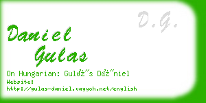 daniel gulas business card